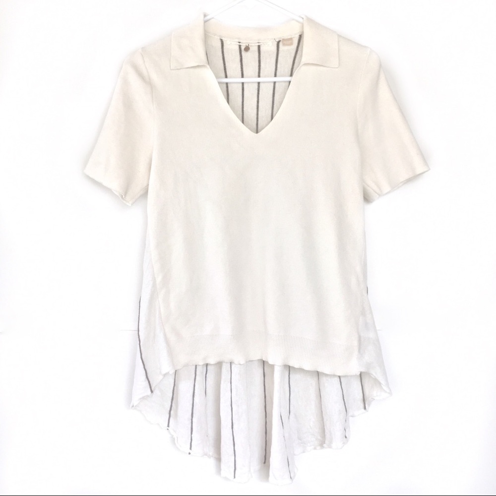 Anthropologie | Knitted & Knotted Somerset Top
